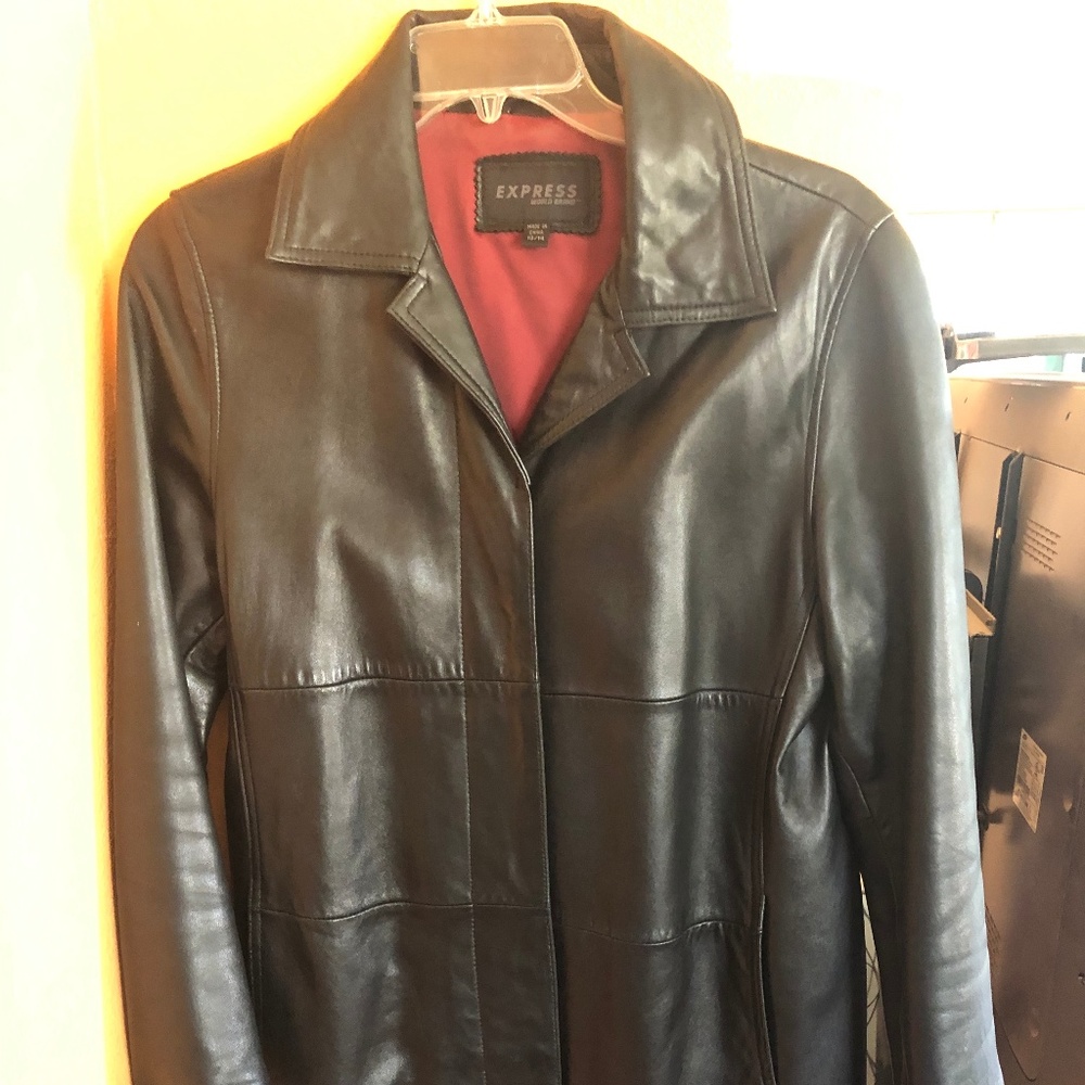 Faux Leather Jacket